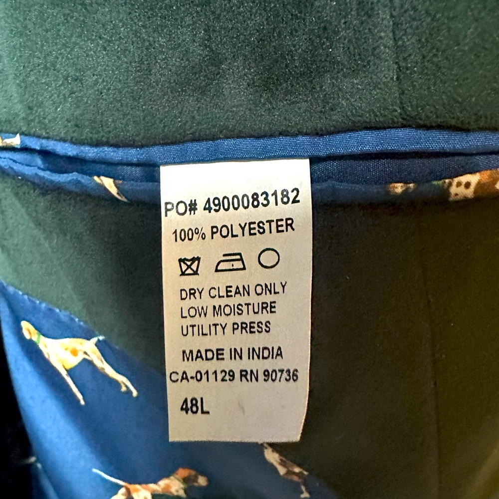 Men’s Ralph Lauren Suede Green Sports Jacket 48L (fits like a 46L). - Picture 5 of 6